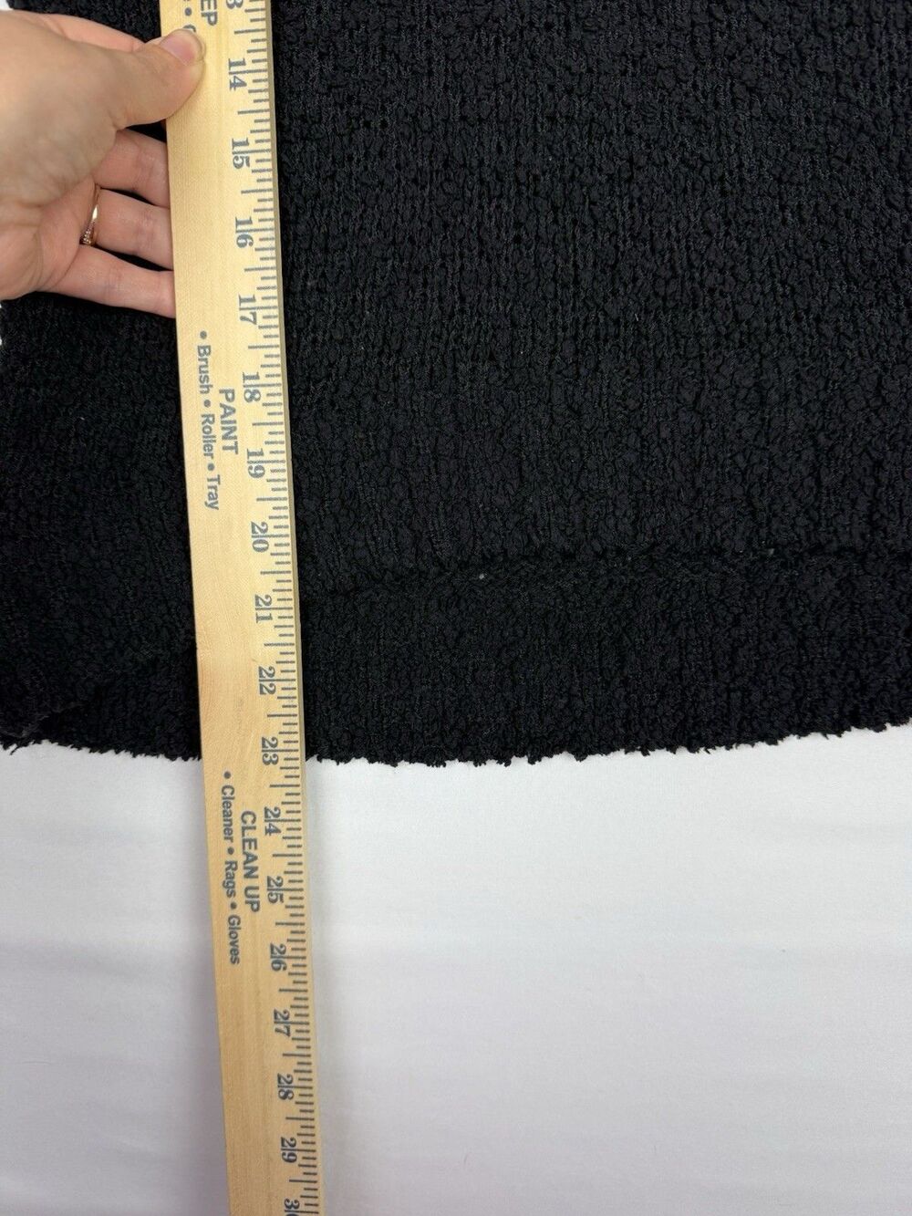 Social Standard Sanctuary Black Pullover Sweater Womens Small‎ Light Stretchy - Picture 8 of 8